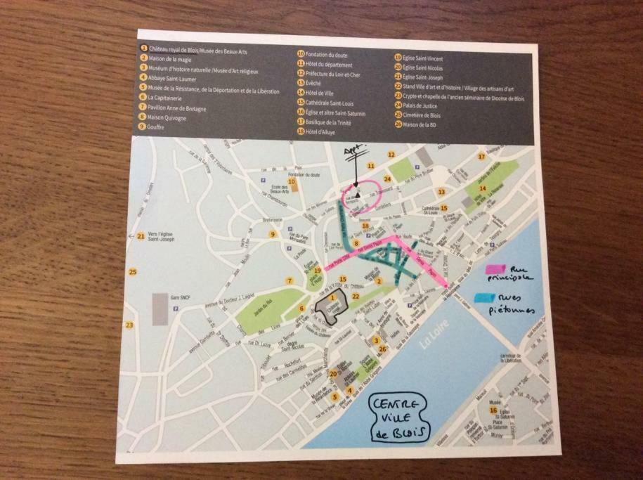 Loire Velo 3 Appartements Moderne Velo Parking 20 Places Velos Centre Ville Historique บลัวส์ ภายนอก รูปภาพ